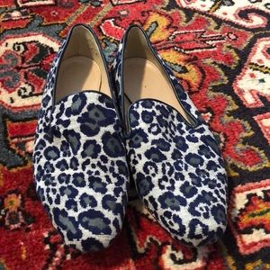 J Crew Leopard Flats EUC Sz 6.5
